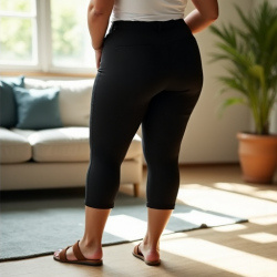 Curvy Comfort Stretch Capri Pants