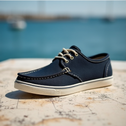 Nautical Breeze Men's Canvas Boat Shoes