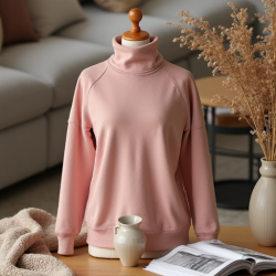 Cozy Elegance Funnel Neck Sweatshirt