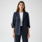 Chic Linen Elegance Blazer