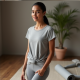 Twist & Flow Women's Yoga T-Shirt