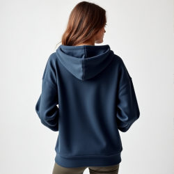 CozyChic Women's Full-Zip Terry Fleece Hoodie