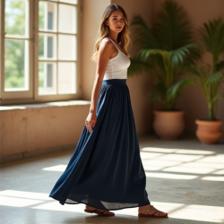 Wanderlust Flow Maxi Skirt