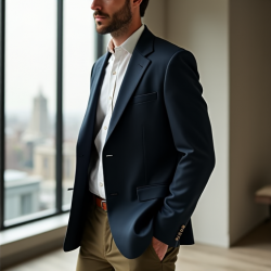Urban Elegance Deconstructed Sport Coat