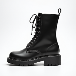 Urban Rebel Lace-Up Combat Boots