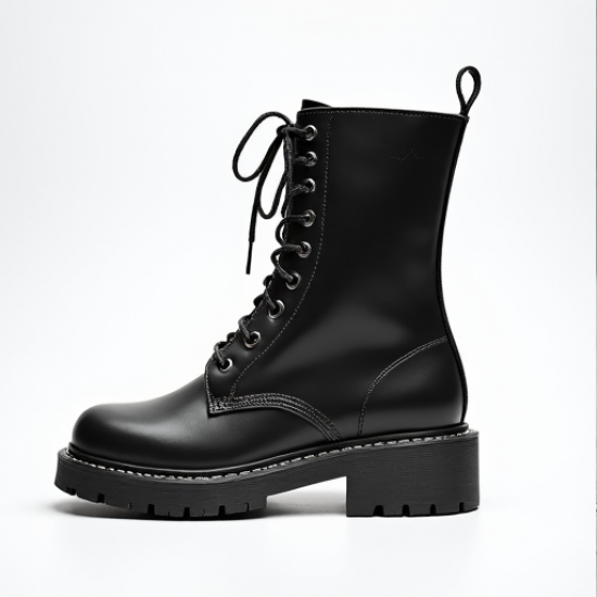 Urban Rebel Lace-Up Combat Boots