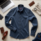 Elysian Comfort Heathered Button-Up Shirt