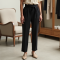 Chic Comfort Paperbag Tapered Pants