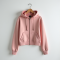 Chic Urban Cropped Zip Hoodie
