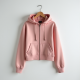 Chic Urban Cropped Zip Hoodie