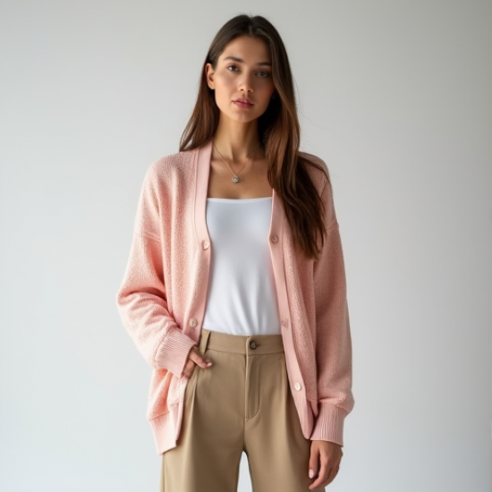 Elysian Breeze Pointelle Knit Cardigan