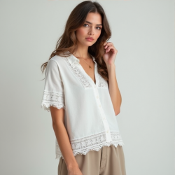 Elysian Eyelet Summer Blouse
