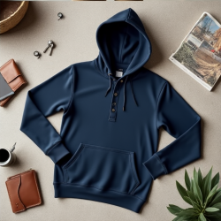 Urban Comfort Henley Hoodie