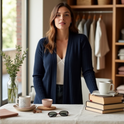 Chic Comfort Shaker Stitch Cardigan