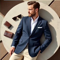 Coastal Breeze Linen-Blend Sport Coat