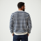 Coastal Breeze Striped Crewneck Sweater