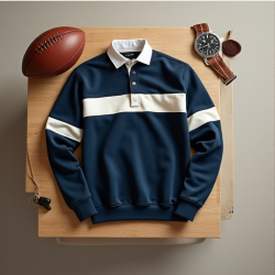 Heritage Stripe Rugby Sweatshirt
