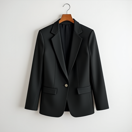 Elegance in Motion: Women's Notched Lapel Blazer