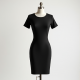 Chic Ruched Elegance T-Shirt Dress