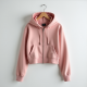 Chic Urban Cropped Zip Hoodie