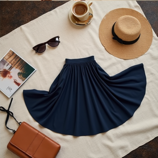 Elysian Breeze A-Line Travel Skirt