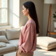 Chic Comfort Balloon Sleeve Sweatshirt