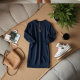 Chic Comfort French Terry Crewneck Dress Chic Comfort French Terry Crewneck Dress