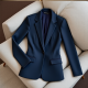 Elegance in Motion: Women's Ponte Knit Peaked Lapel Blazer