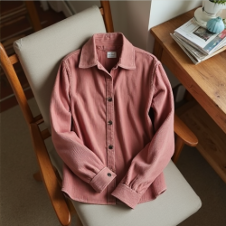 Chic Comfort Corduroy Boyfriend Shirt