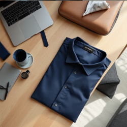 Elysian Elegance Hidden Placket Shirt