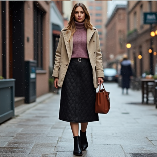 Aurora Quilted Insulated Skirt