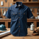 Titan Pro Men's Double Pocket Ripstop Work Shirt