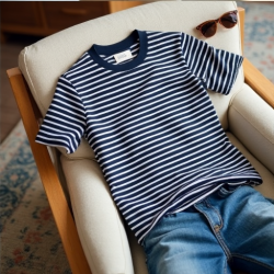 Classic Striped Pima Cotton Tee