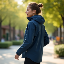 BreezyShield Women's Packable Wind Shell Jacket