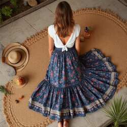 Bohemian Breeze Tiered Skirt