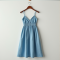 Elysian Breeze Woven Crinkle Gauze Cami Dress