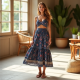 Bohemian Breeze Tiered Skirt