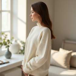 Chic Comfort Mock Neck Sweater