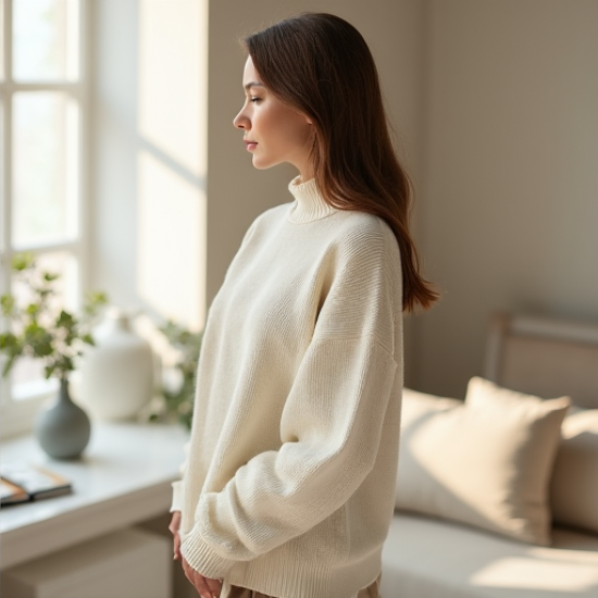 Chic Comfort Mock Neck Sweater