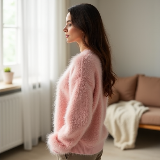 Cozy Luxe Fuzzy Eyelash Knit Sweater Cozy Luxe Fuzzy Eyelash Knit Sweater