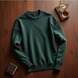 Heritage Weave Donegal Crewneck Sweater