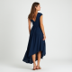 Chic Wave High-Low Hem Dress