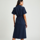 Chic Elegance Button-Down Midi Shirt Dress Chic Elegance Button-Down Midi Shirt Dress