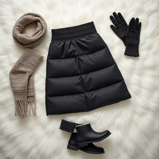 Arctic Breeze Insulated Down Puffer Skirt