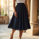 Elysian Breeze A-Line Travel Skirt