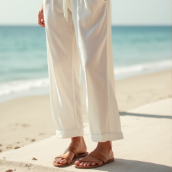 Breezy Beach Bliss Gauze Pants