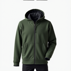 EverWarm Men's Full-Zip Bonded Fleece Hoodie