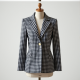 Chic Gingham Elegance Blazer Chic Gingham Elegance Blazer