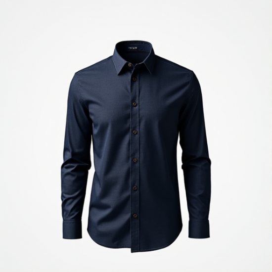Elegant Weave Men's Jacquard Shirt
