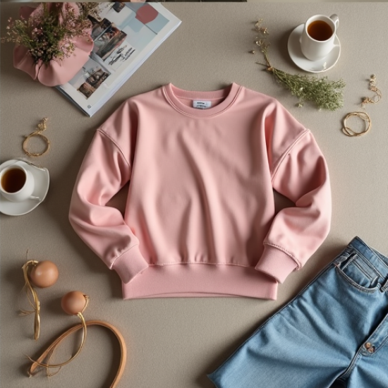 Chic Urban Edge Cropped Sweatshirt Chic Urban Edge Cropped Sweatshirt